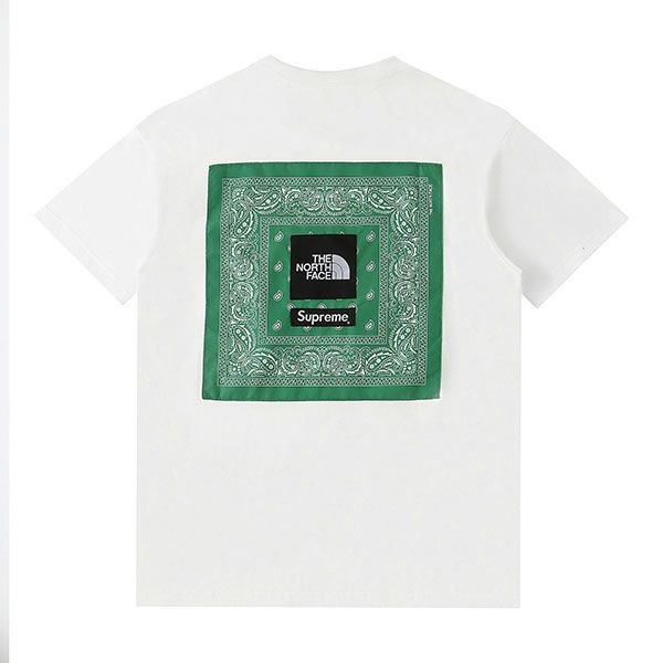 入手困難 シュプリーム x ノースフェイス コピー S/S Tシャツ Sho22287
